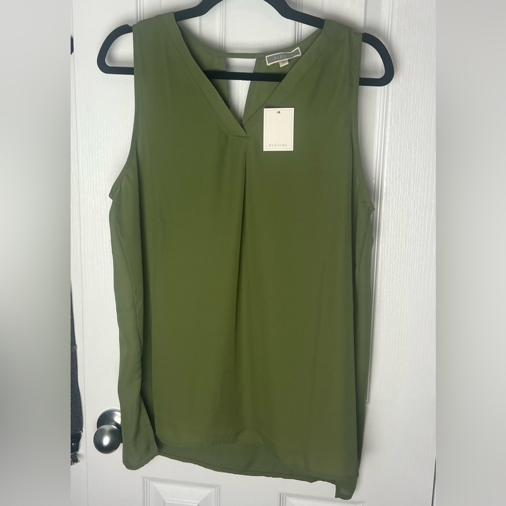 NWT Army Green Blouse Great for Spring